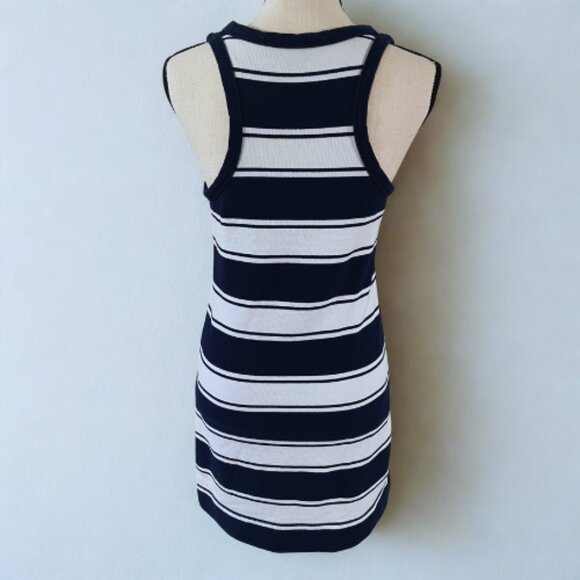 J.Crew Navy & White Striped Tank Dress XS - Nautical Casual - EUC - Picture 3 of 4
